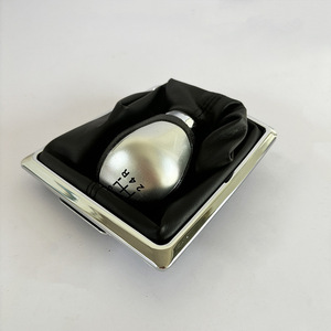 Chen Can Car Gear <b>Knob</b> Leather <b>Shift</b> Lever Cover For Ford Focus 5-Speed Manual Transmission - Product Image 3