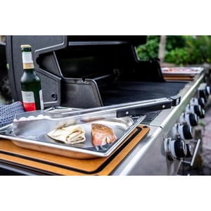 Pinces à barbecue en acier inoxydable avec mécanisme de verrouillage pour griller, servir et cuisiner en extérieur - Product Image 3