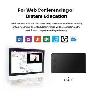 Tablette graphique numérique portable Huion H950P, tablette de <span class=keywords><strong>dessin</strong></span> pour l'animation, l'architecture, pour les débutants - Product Image 6