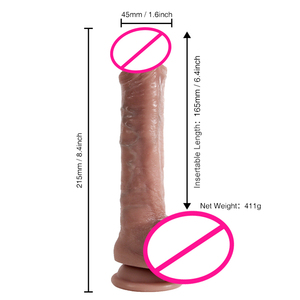 Neue Bestseller Sexspielzeuge für Frauen 10 Frequenz-Vibrationen Vibrator <span class=keywords><strong>Dildo</strong></span> für Frauen Realistischer Weicher Männlicher <span class=keywords><strong>Dildo</strong></span> Weiblicher Masturbator - Product Image 6