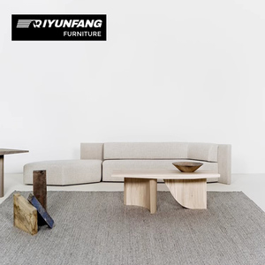 Hiện Đại Tối Giản Lục Giác Đa-Người Bọc Vải Ghế Sau Sofa Tùy Chỉnh Thiết Kế Cho Biệt Thự Khách Sạn Miếng Bọt Biển Cho Vẽ Phòng - Product Image 3