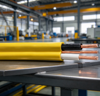 Câble Romex non métallique gainé NM-B 600V, fil électrique en cuivre pour câblage électrique résidentiel, fourniture d'usine