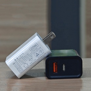 Chargeur <span class=keywords><strong>20W</strong></span> certifié PSE standard japonais, adaptateur secteur double port <span class=keywords><strong>USB</strong></span> Type <span class=keywords><strong>C</strong></span> PD, chargeur mural rapide pour <span class=keywords><strong>Apple</strong></span> iPhone 14 15 Pro - Product Image 2