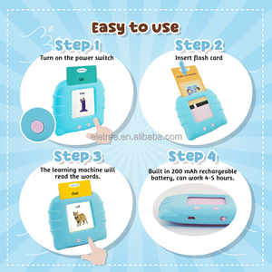 Trẻ Em Mầm Non Tiếng Pháp Tiếng Anh Bài Phát Ngôn Trị Máy Học Tập Montessori Nói Thẻ Flash Sớm Giáo Dục Đồ Chơi - Product Image 5