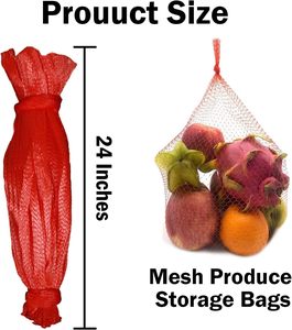 Bolsas de malla reutilizables para productos frescos, bolsas de malla para cocinar mariscos como cangrejos, almejas, mariscos de concha y cangrejos de río, bolsas de red ecológicas - Product Image 3