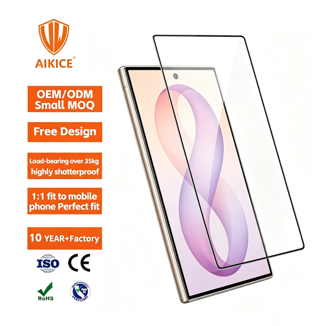 9H 2.5D HD Tempered Glass Screen Protector for Samsung Z Fold7/Z Fold8 Ultra-Thin Full Glue Waterproof Anti-Shock Anti-Scratch