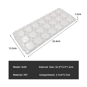 <span class=keywords><strong>Blabk</strong></span> Paquete de bandeja formadora de ampollas de plástico PET de 21 compartimentos para PC de escritorio INTEL CPU - Product Image 6