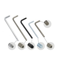 Clé Torx T20 personnalisée, clé Torx T25 avec trou, outils de clé Torx T30 en forme de L, clé Torx Allen