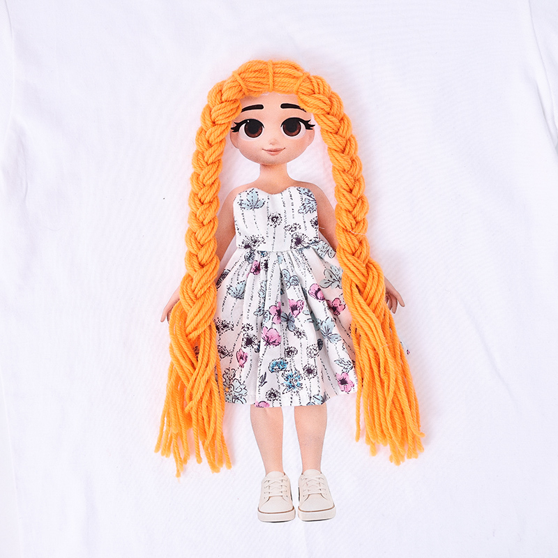1 Orange Hair Styling