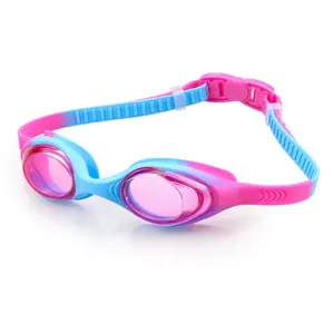 Junior Kids Children UV Protect Goggles Colorful Swim Goggles Swimming Glasses Anti Fog Swimming Goggles Easy Adjustable Buckle