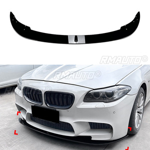Front Bumper Lip Spoiler Diffuser <b>Splitters</b> Body Kit Aprons Cover Guard Trim for BMW 5 Series F10 F11 M5 2011-2017 - Product Image 1