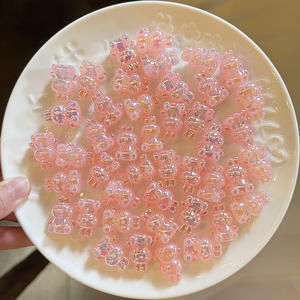 สร้อยข้อมือลูกปัดอะคริลิกทรงหลวมลูกปัดหลากสีทำด้วยมือลูกปัดกระต่ายน่ารัก - Product Image 6