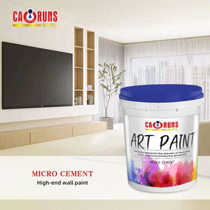 Grosir semen mikro akrilik cat Stucco cair dekorasi dinding Interior tekstur bumi berbingkai semen mikro untuk dinding Interior - Product Image 4