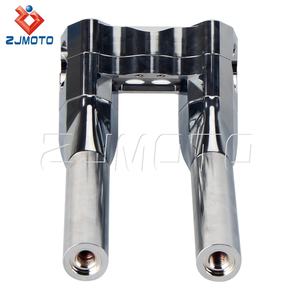 Elevador de manillar estilo extraíble de 6 "+ 1", montaje de barra gruesa de 25mm para <span class=keywords><strong>Harley</strong></span> Dyna Softail Street <span class=keywords><strong>Bob</strong></span> Sportster XL 883 1200 FXR FXBB - Product Image 4