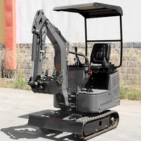 Chine Export Mini Pelles 1.5 Tonnes Petite Pelle Sur Chenilles Certificat CE/EPA Livraison Gratuite Moteur Machines de Terrassement