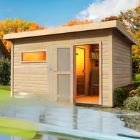 Sauna sec intelligent en bois massif écologique, mobile, pour 8 personnes, avec caméra cachée, pour extérieur, type remorque, pour massage et fitness