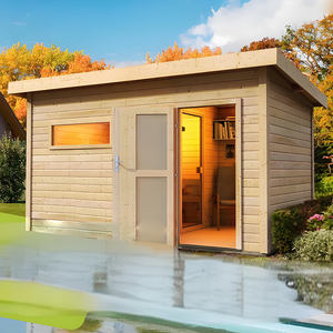 Sauna de Vapor Seco Inteligente, Remolque Móvil, Ecológico, de Madera Maciza, para 8 Personas, Gimnasio, con Cámara Oculta, Tienda de Masajes - Product Image 3