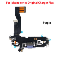 Puerto de carga Usb Original, Cable flexible para iPhone 12 Mini, piezas de reparación, enchufe trasero para teléfono, puerto de carga, Conector de base con micrófono