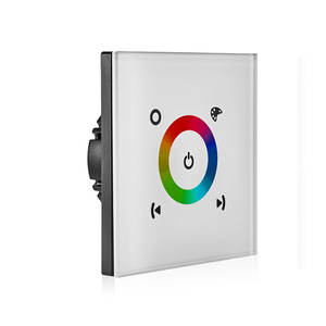 86*86*12 MM akıllı ev konut özel Logo anahtarı plastik muhafazaları Wifi cihazı cam thinknesstbutton düğme muhafazaları - Product Image 1