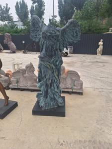 Personalizzabile a grandezza naturale scultura femminile moderna alata senza <span class=keywords><strong>testa</strong></span> figura alata interna decorazione per la casa scultura in ferro per esterni - Product Image 4