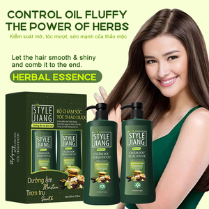 Set de Champú y Acondicionador Herbal Natural de Marca Privada, 350ml*2, Champú Hidratante para Uso en Salón - Product Image 5