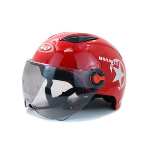 Casque de moto visage ouvert pour hommes et femmes, visière solaire, rabattable, scooter de course, moto, original, DEFE - Product Image 4