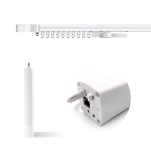 Rail extensible de Support de haute qualité et piste Norma galaxy et rail décoratif <span class=keywords><strong>moteur</strong></span> de <span class=keywords><strong>rideau</strong></span> de tige de <span class=keywords><strong>prix</strong></span> en métal à sens unique - Product Image 2