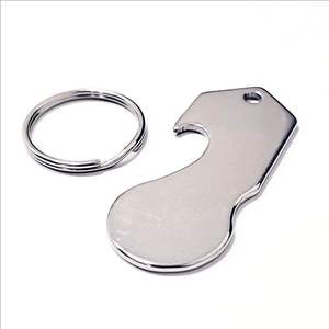 Placa de Acero Inoxidable para Llaves, Accesorio para Cerradura de Carrito de Supermercado, Gancho para Abrir Botellas, Placa con Estampado e Impresión UV - Product Image 3