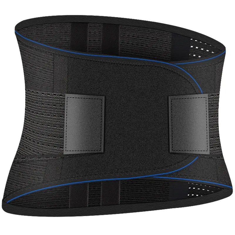 PU Strap Breathable Lumbar Brace Low Back Belt Waist Support With Self Heating Pads For Back Pain Herniated Disc Scoliosis