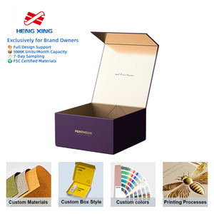 HENGXING <b>Magnetic</b> Flower Gift <b>Box</b>, Elegant Rigid <b>Box</b> for Bouquet Wrapping and Birthday Party Souvenir - Product Image 1