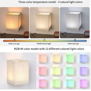 <span class=keywords><strong>Lampada</strong></span> <span class=keywords><strong>da</strong></span> <span class=keywords><strong>Parete</strong></span> LED <span class=keywords><strong>a</strong></span> 13 Colori per PC, Illuminazione <span class=keywords><strong>a</strong></span> <span class=keywords><strong>Batteria</strong></span> Ricaricabile con Telecomando, Luce Notturna Dimmerabile per Camera <span class=keywords><strong>da</strong></span> Letto, Stile Moderno Minimalista - Product Image 2