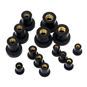 Fasteners Factory M3 M4 M5 Threaded Insert Expansion Brass Rubber Rivet Nut