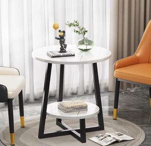 Furnitur ruang tamu Modern sederhana, meja teh dengan logam dan kayu untuk rumah, kamar tidur, Hotel, fitur dekoratif - Product Image 6