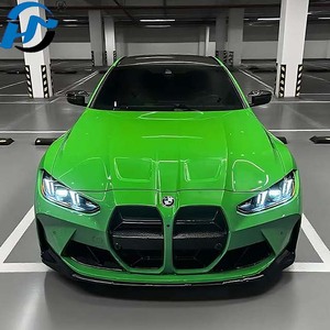 Film moulé en vinyle TPU à dégagement d'air de qualité supérieure nouveau-né vert auto-adhésif brillant feuille d'emballage de voiture matériau PET changement de couleur du corps - Product Image 2