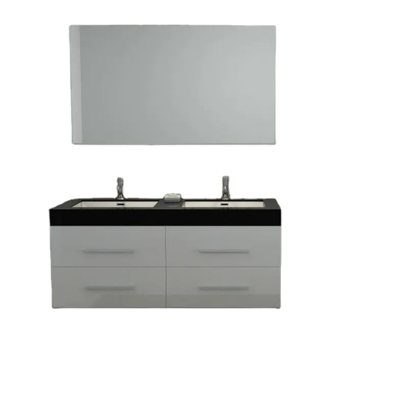 2021 Hangzhou Vermont Factory White Color Simple Bathroom Sets Vanity