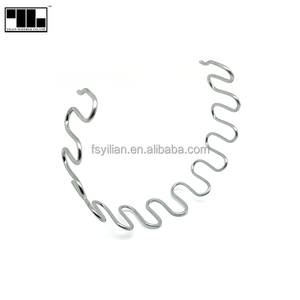 Ressort zigzag rond argenté Ressort de vague de canapé pour siège - Product Image 1