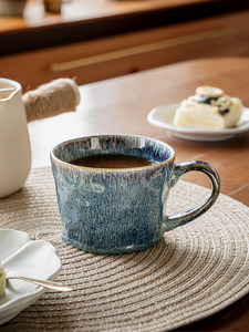 Taza de Café de Cerámica con Superficie Esmaltada Hecha a Mano, Estilo Retro Creativo, al Mejor <span class=keywords><strong>Precio</strong></span>, para Uso Diario en la Oficina y el Hogar - Product Image 4
