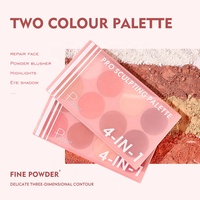 Pudaier vente en gros multi-fonction fard à paupières Palette poudre fard à joues 8 couleurs naturel nu surligneur maquillage 4 en 1 maquillage OEM