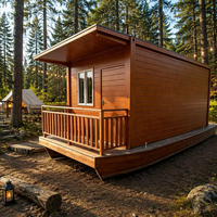 Maison conteneur modulaire de luxe démontable et personnalisable de 20 pieds et 40 pieds, avec design moderne, pour villas et hôtels