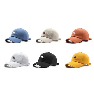 Low Profile Unisex Athletic Curved Golf Cap Custom Embroidered Logo Baseball Cap Hat Flex Hat Fitted Cap