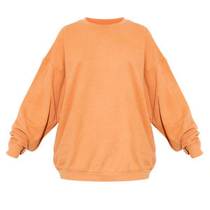 เสื้อสเวตเตอร์คอกลมมีฮู้ดผ้าฝ้ายเปล่าใส่ได้ทั้งชายและหญิงขนาดพิเศษผลิตตามสั่ง TKAN731 - Product Image 6