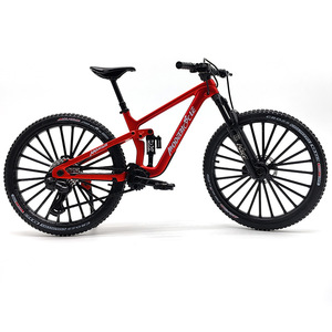 Nuevo Modelo de Bicicleta de Montaña Simulada de Aleación <span class=keywords><strong>1</strong></span>:8 de 20 cm con Horquilla Delantera Retráctil, Rueda Trasera con Correa y Amortiguación - Product Image 1