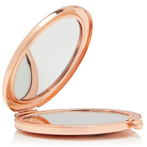 Mini <span class=keywords><strong>miroir</strong></span> en or rose, <span class=keywords><strong>miroir</strong></span> de maquillage personnalisé, petit <span class=keywords><strong>miroir</strong></span> cosmétique en cristal <span class=keywords><strong>pas</strong></span> <span class=keywords><strong>cher</strong></span> - Product Image 6