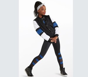 Costumes de danse OEM pour femmes, pantalon long de sport, costumes de breakdance, veste de sport pour enfants, vêtements de danse lyrique, hip-hop, street dance - Product Image 1