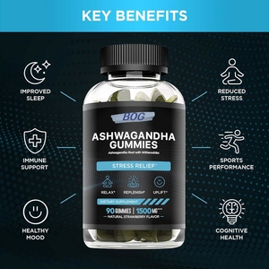 Gummies d'Ashwagandha OEM/ODM : Relaxation et Recharge – Compléments Herbales Uplife Booster - Product Image 5