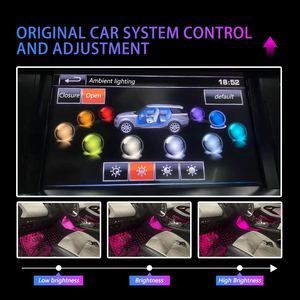 Éclairage ambiant intérieur de vente chaude d'usine pour Land Rover <span class=keywords><strong>Evoque</strong></span> 2020-2023 Accessoires intérieurs automobiles - Product Image 6