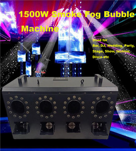 1500w ha condotto la macchina della foschia del fumo della nebbia RGBW Dmx della macchina del fumo della festa nuziale bassa che giace della foschia della nebbia - Product Image 6