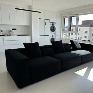 Yüksek kalite lüks kanepe kumaşları kanepe oturma odası mobilya daire modern iç tasarım toptan