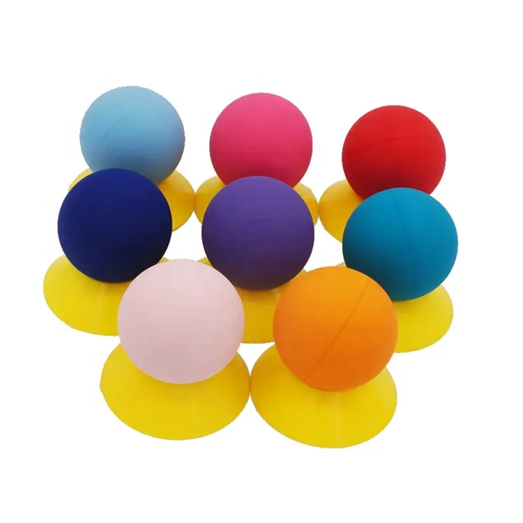 Лидер продаж, Цветной Резиновый игрушечный мяч для ракетки, 55 мм, 60 мм