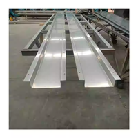 Gouttière de toiture en acier inoxydable 304 en forme de U pour drainage de construction, avec traitement de découpe et de pliage, en stock pour la vente en gros